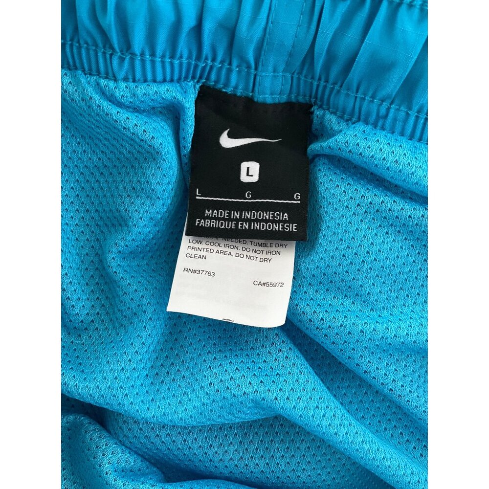 Nike Cloud Dye Packable 9" Volley Shorts Blue size Large NEW - Picture 5 of 8